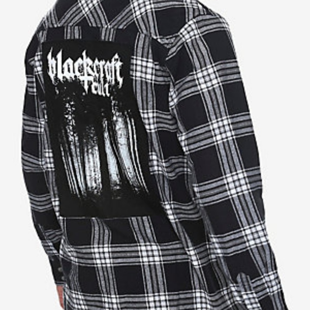 Black Craft Cult Plaid & Black Forest Shirt S